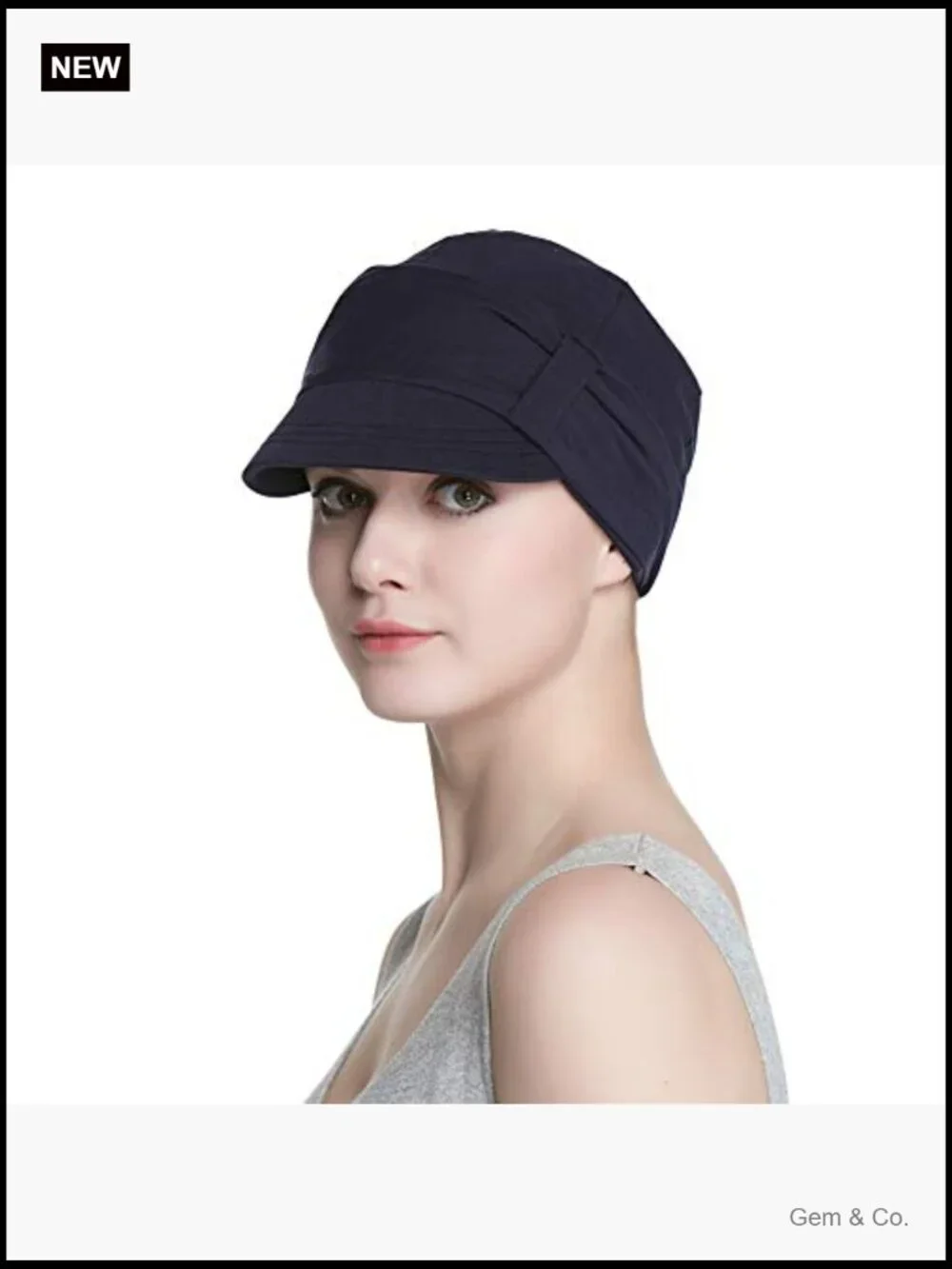 Cotton Chemo Headwear Newsboy Cap and Scarf Set Breathable